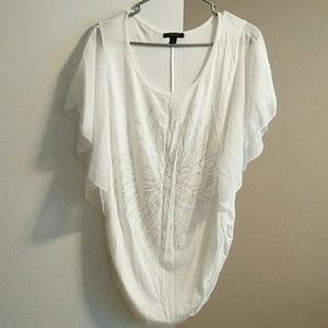 Cream blouse